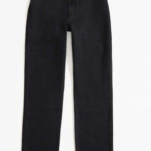 Abercrombie Curve Love Ultra High Rise 90s Straight Jean